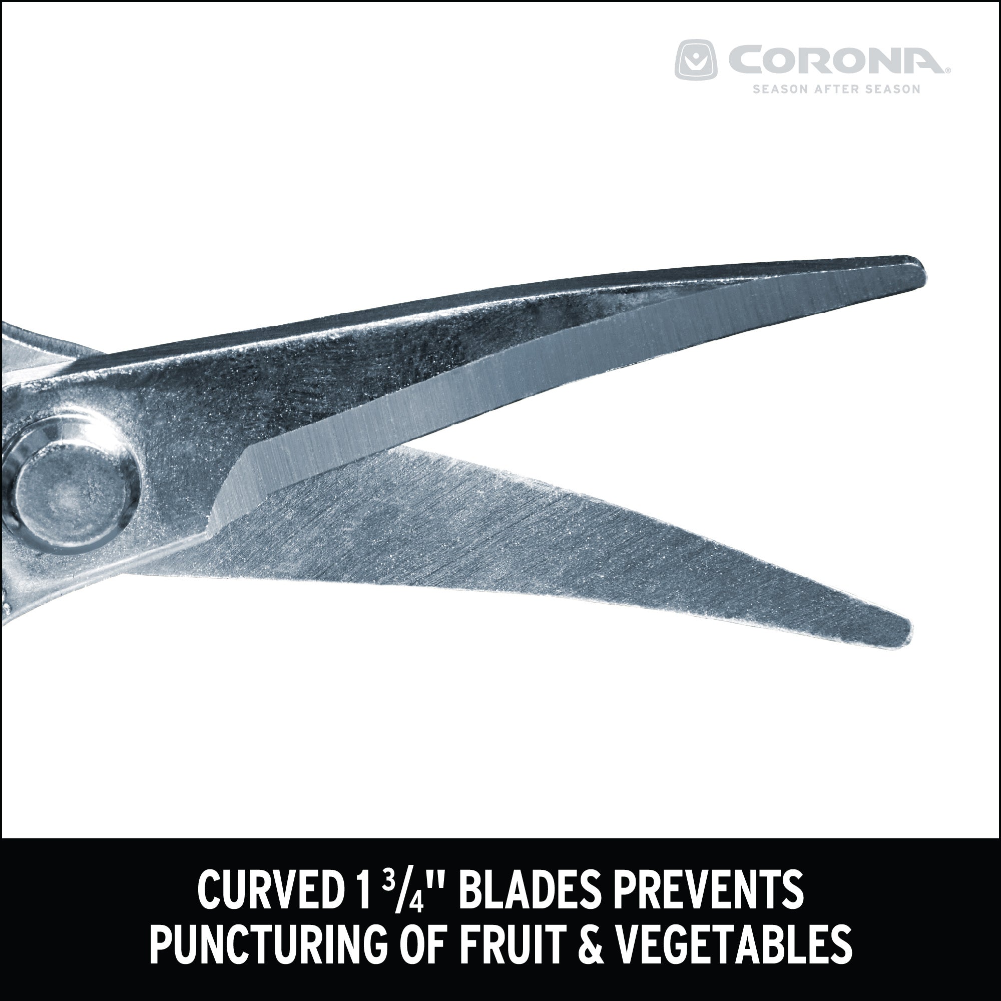 Long Curved Snips, 1-3/4 in. Stainless Steel Blades