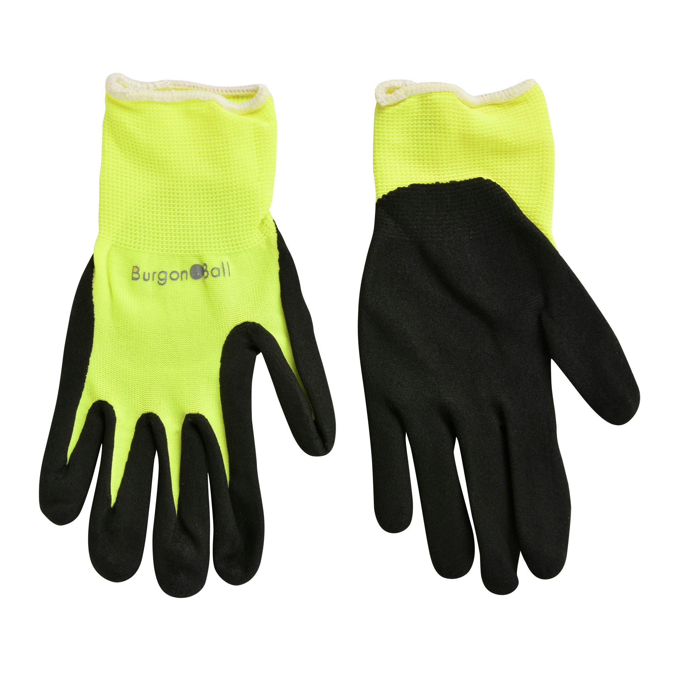rubber gardening gloves Florabrite™ Garden Gloves, Neon Yellow, Medium/Large