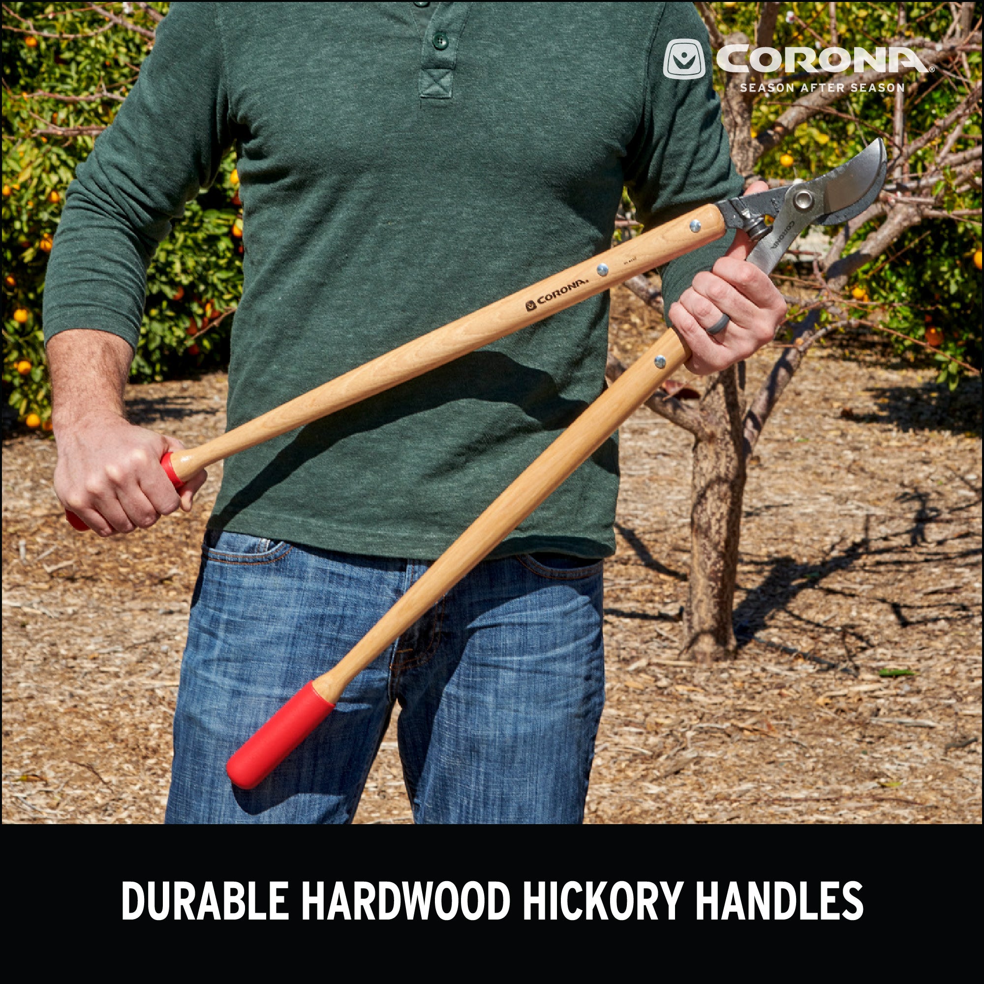 Hickory Handle ClassicCUT® Bypass Lopper, 32 in.,  2-1/4 in. Cut Capacity