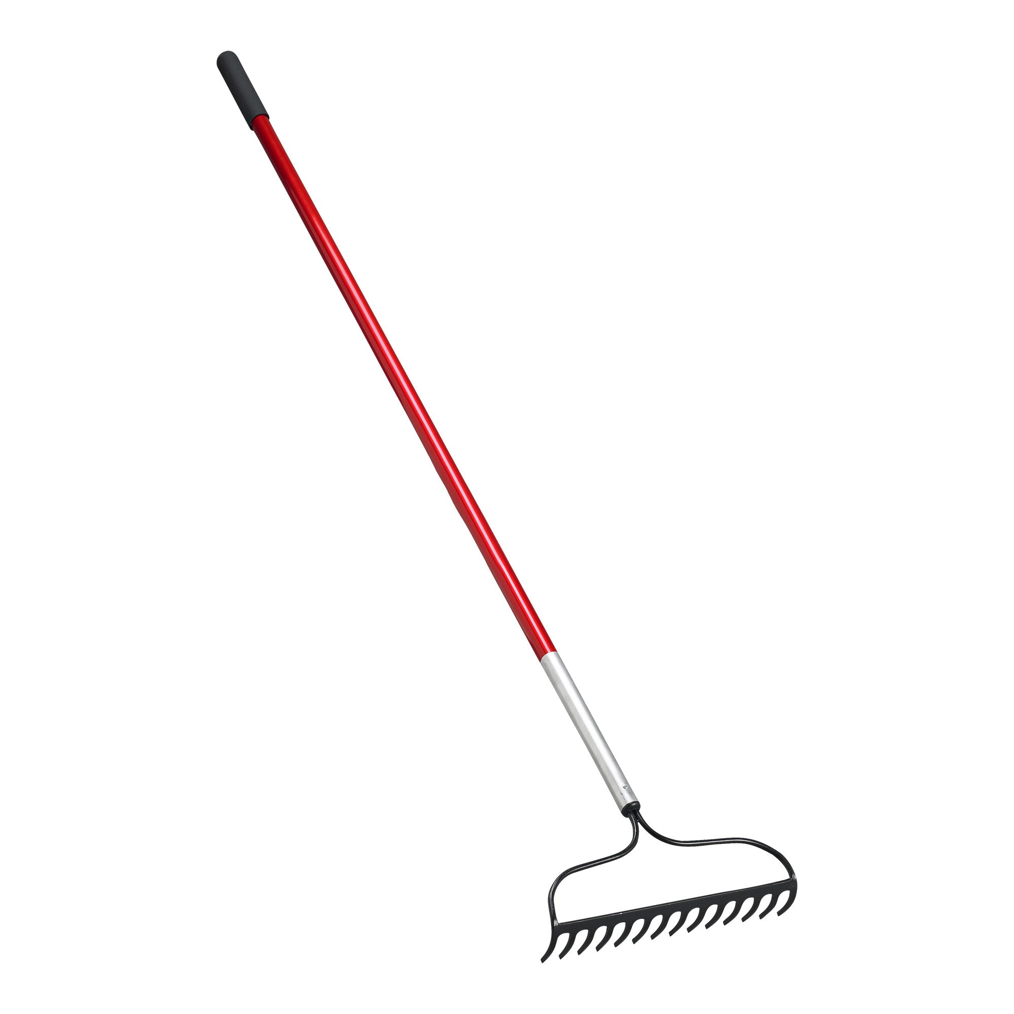 Bow Head Rake with Aluminum Handle, 14 in. 14 Tines