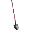 Round Point, 14-Gauge Shovel, 12 in. Head, 48 in. Fiberglass Handle-1