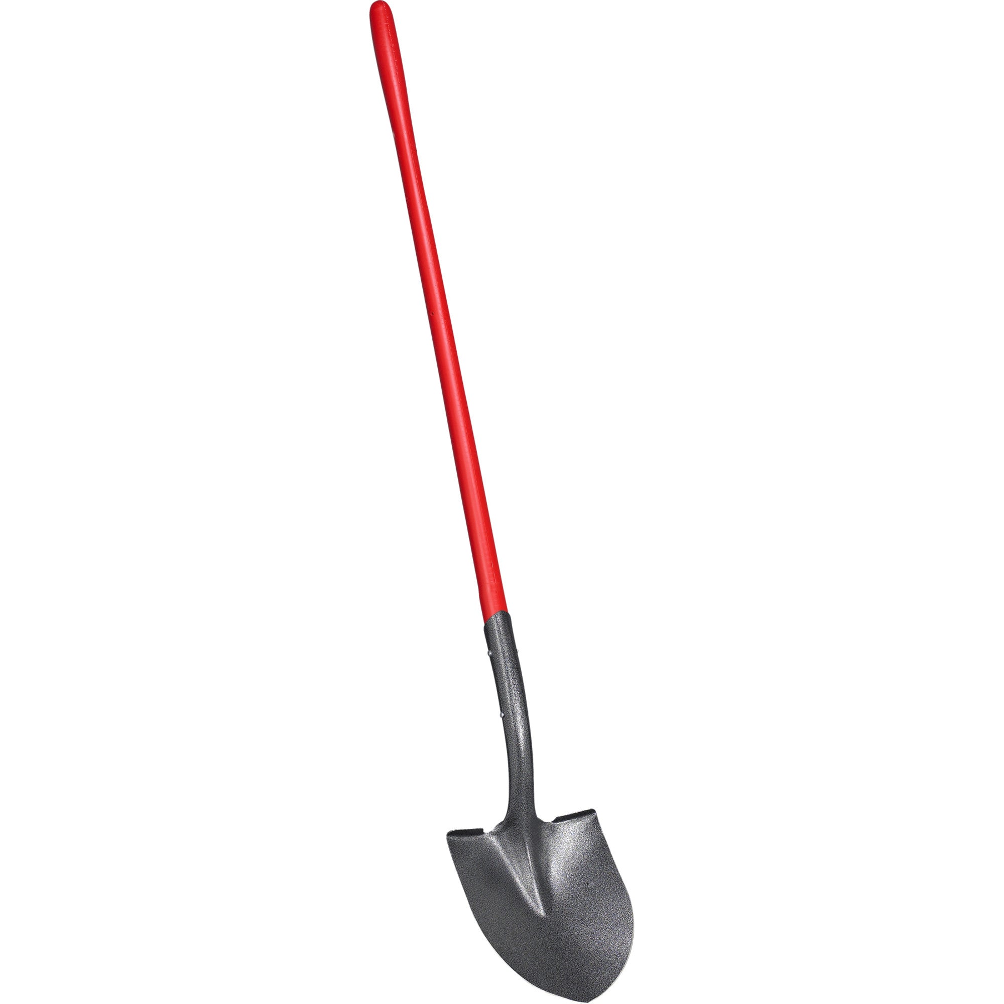 Round Point Shovel, 14-Gauge, 12 in. Head, 48 in. Solid-Core Fiberglass Handle