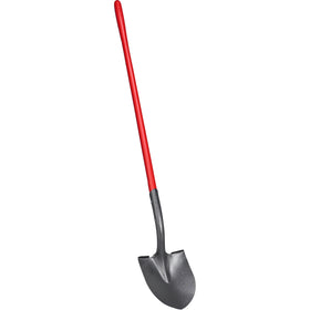 Round Point Shovel, 14-Gauge, 12 in. Head, 48 in. Solid-Core Fiberglass Handle