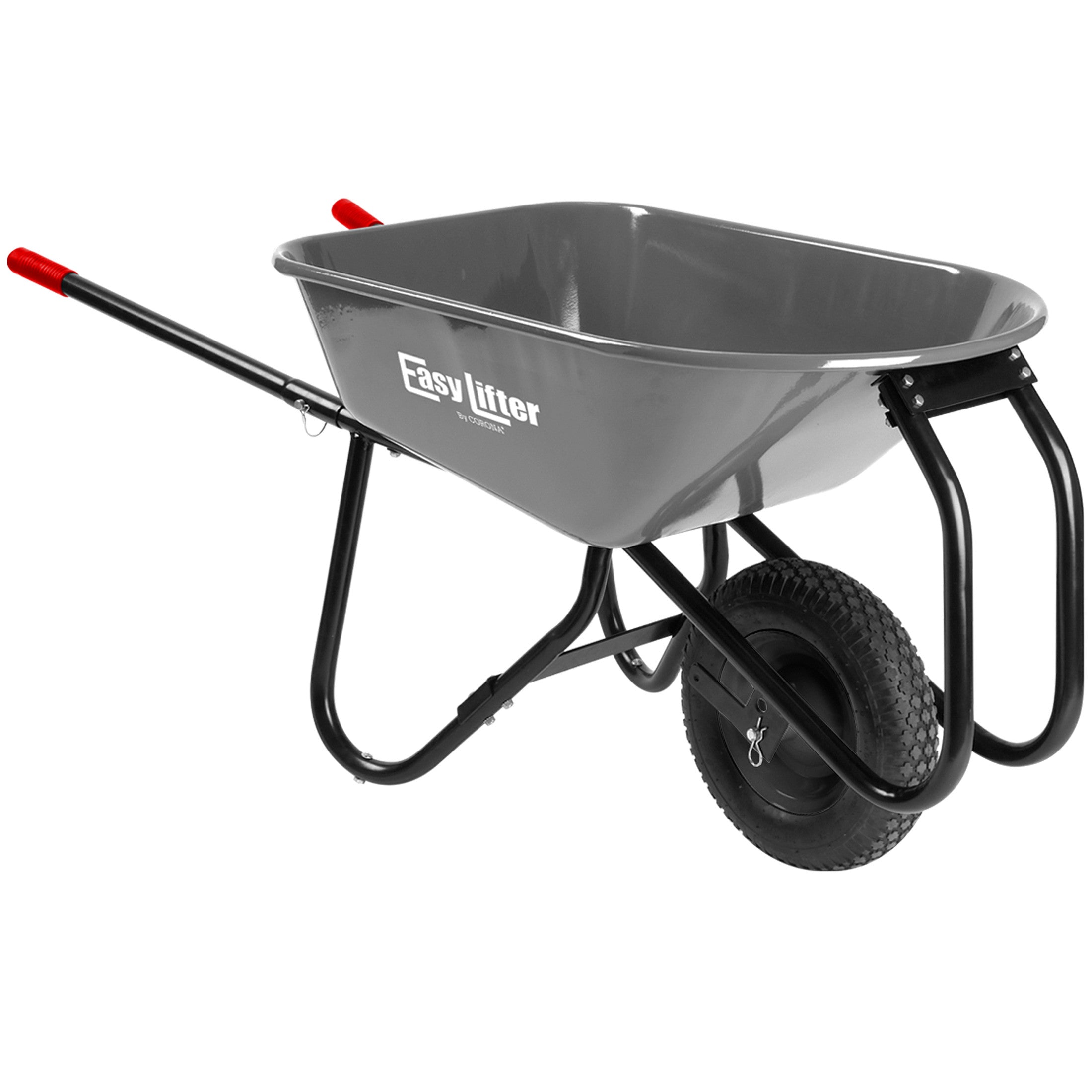 6 cu. ft. Easy Lifter by Corona® Wheelbarrow, Steel Handles, Pneumatic Tire