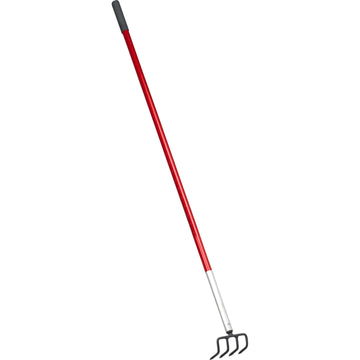 Cultivator, 4 Prong, 60 in. Aluminum Handle