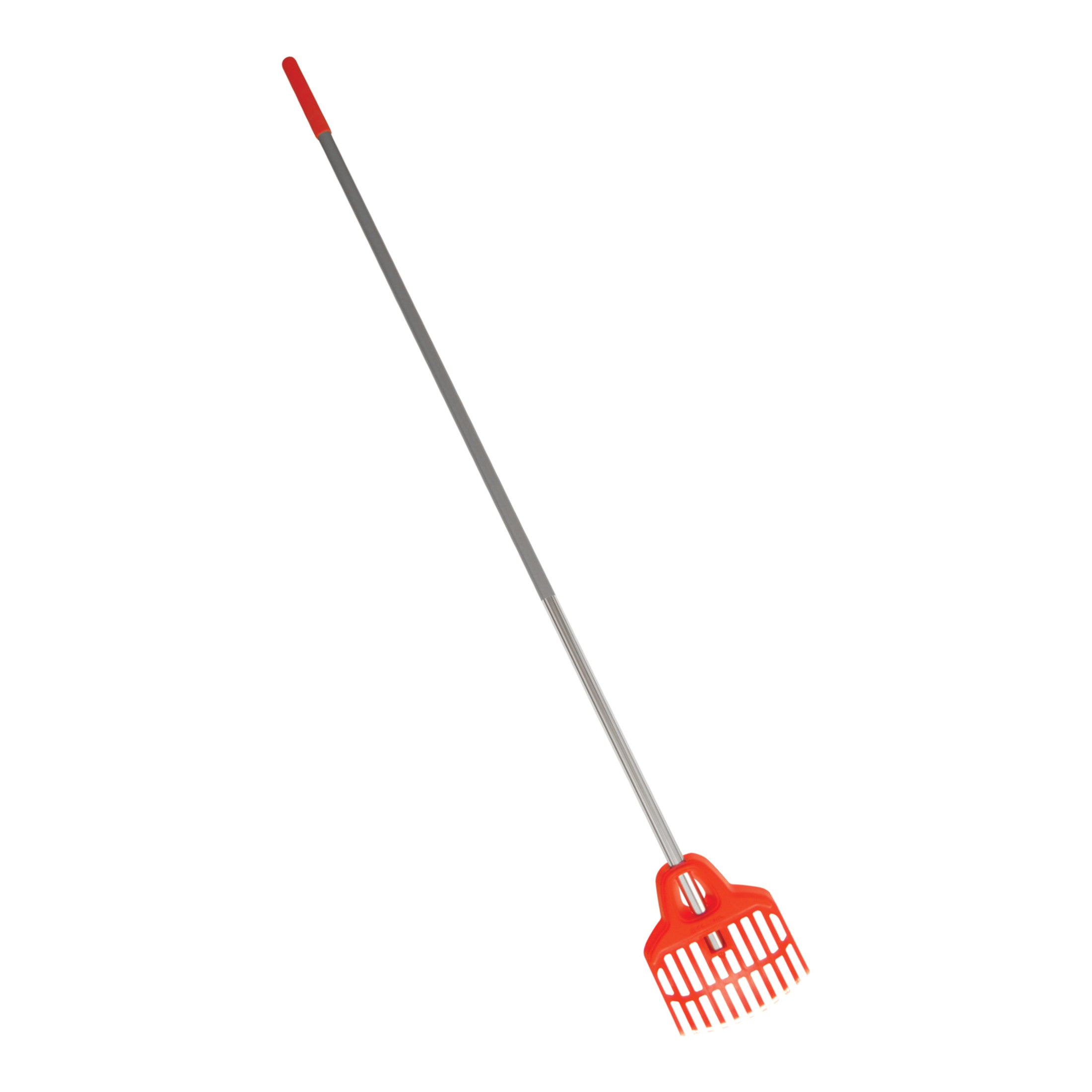LittleLOAD Shrub Rake, 8 in. Head, 11 Tines, Aluminum Handle