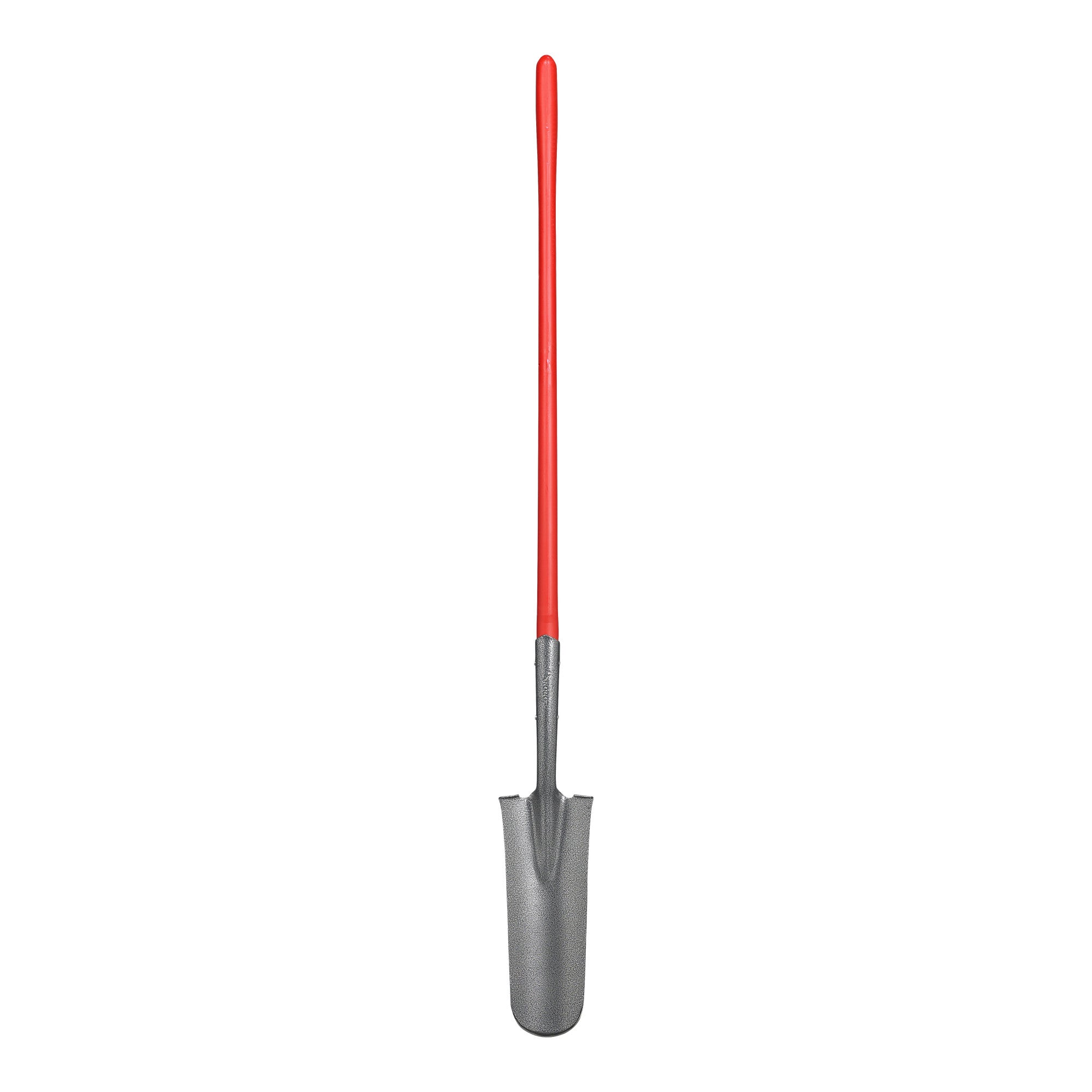 Closed-Back Drain Spade Shovel, 14-Gauge, 48 in. Solid-Core Fiberglass Handle