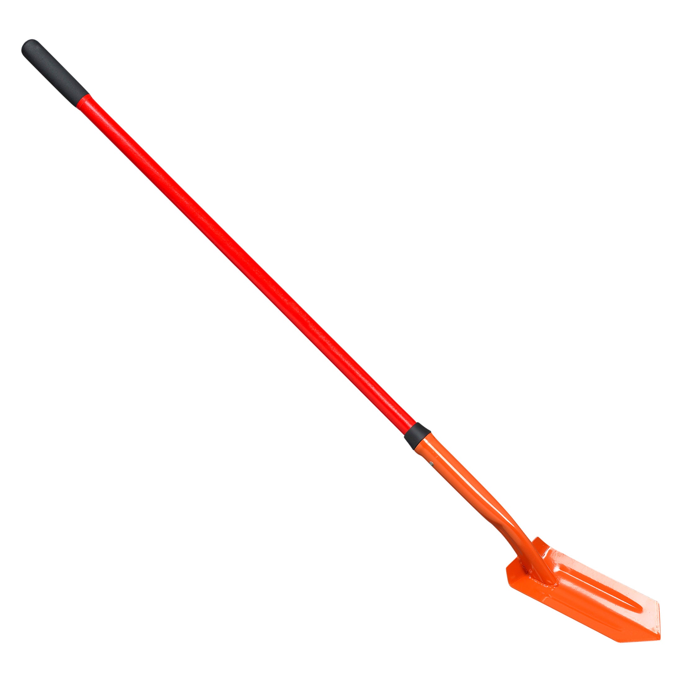 Trench Shovel, 35-Degree, 4 in. Head, Hollow Fiberglass Handle