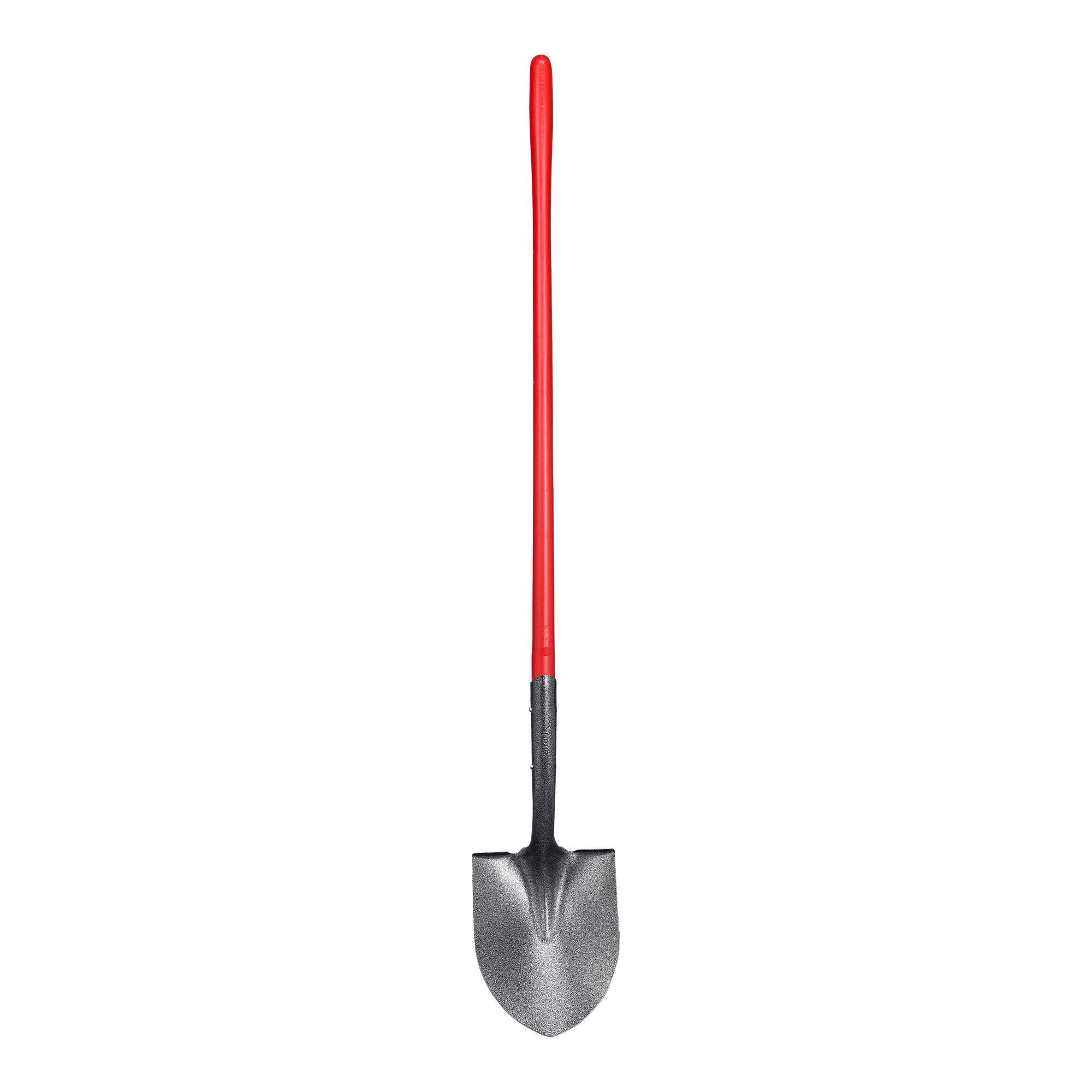 Round Point Shovel, 14-Gauge, 12 in. Head, 48 in. Solid-Core Fiberglass Handle