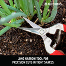 Long Straight Snips, 1-3/4 in. Stainless Steel Blades-7
