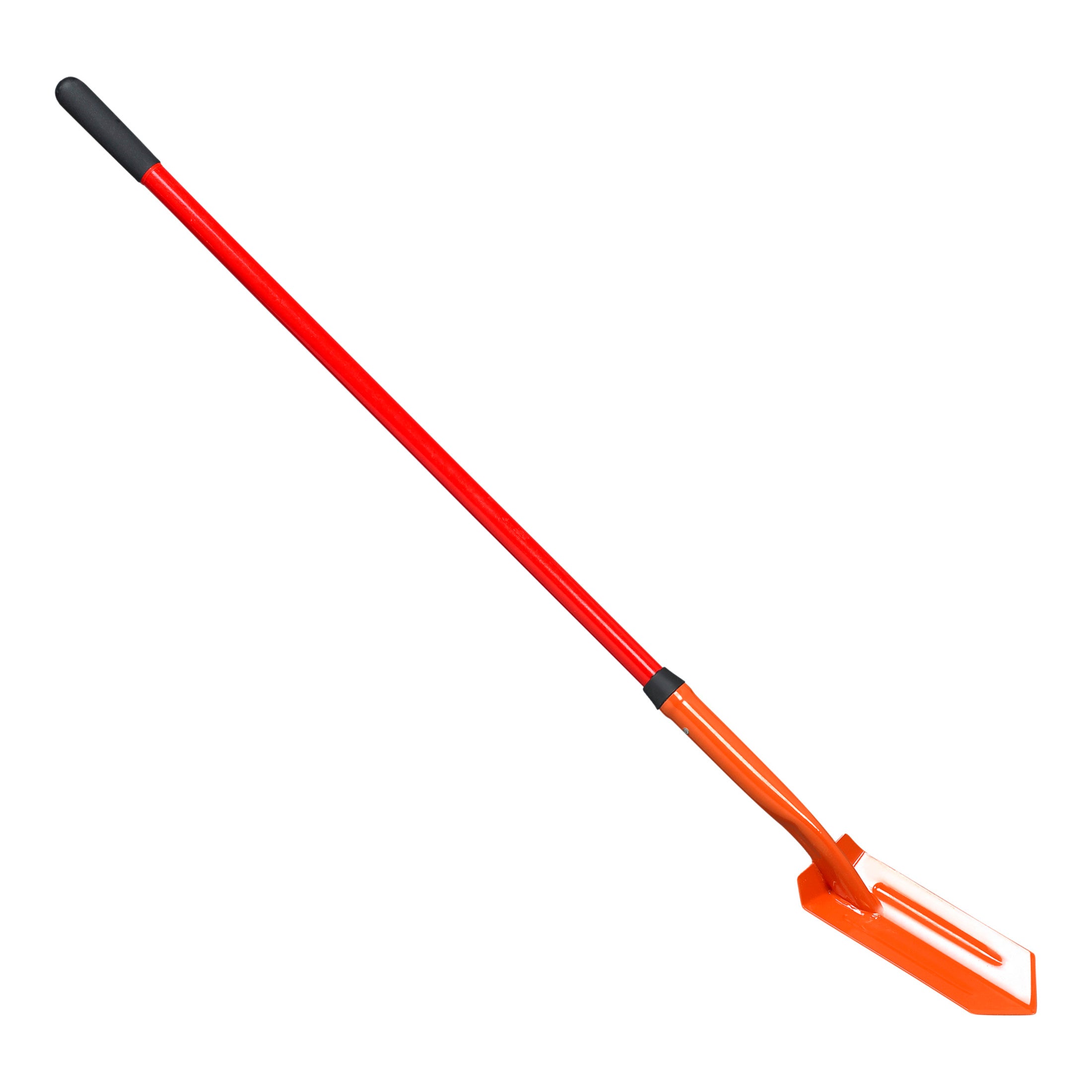 Trench Shovel, 28 Degree, 4 in. Head, Hollow Fiberglass Handle