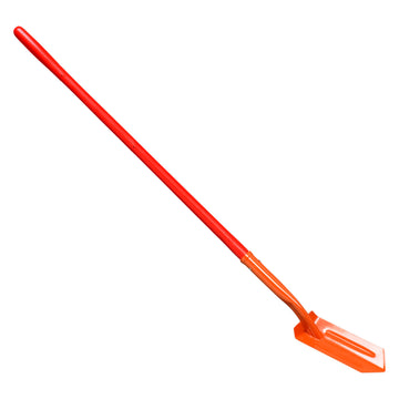 Trench Shovel, 35 Degree, 4 in. Head, Solid-Core Fiberglass Handle