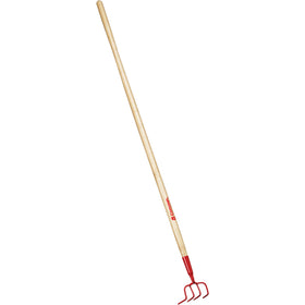 Cultivator, 4 Prong, 54 in. Ash Hardwood Handle