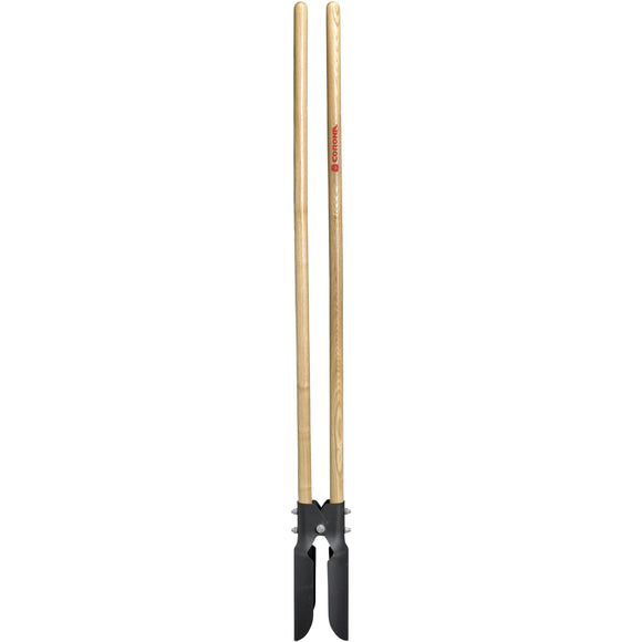 Atlas Pattern Post Hole Digger, 14-Gauge Steel, Hardwood Handles