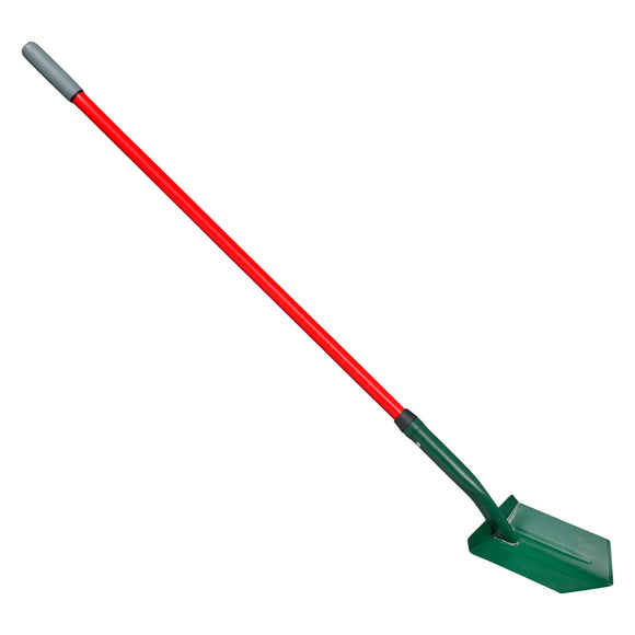 Trench Shovel, 35 Degree, 6 in. Head, Hollow Fiberglass Handle