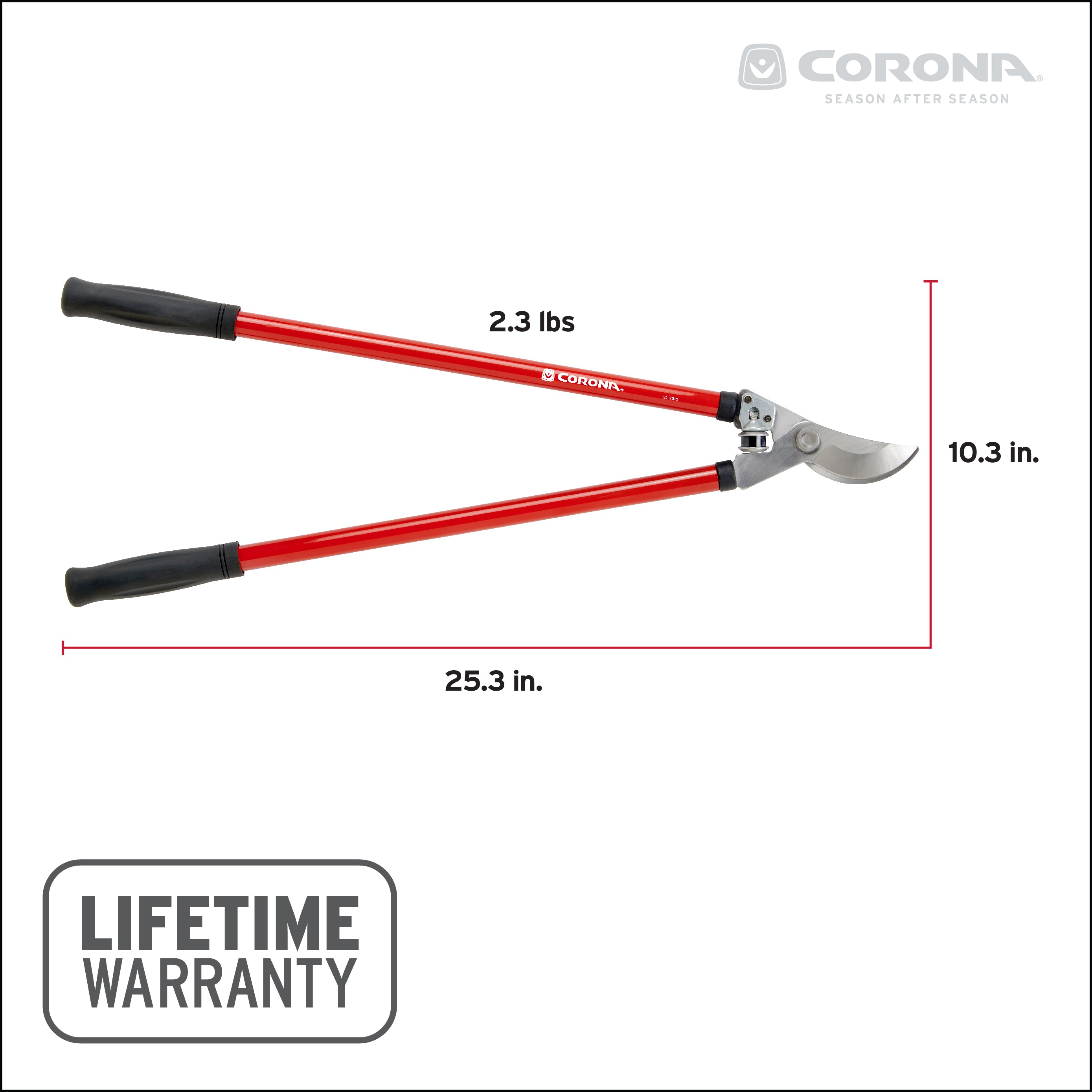 Yard Essentials Bypass Lopper, 1-1/2 in. Cut Capacity