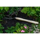 Mid-Handled Stainless Steel Claw Cultivator, Wood Grip, RHS Endorsed-5