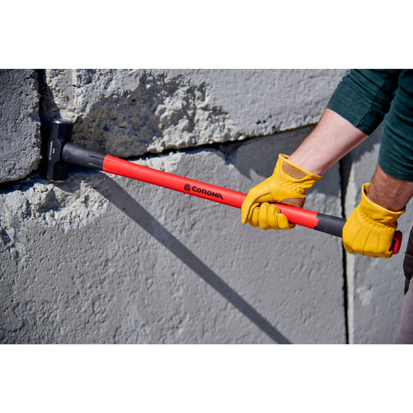 Sledge Hammer, 6 lb. Head, 36 in. Solid-Core Fiberglass Handle