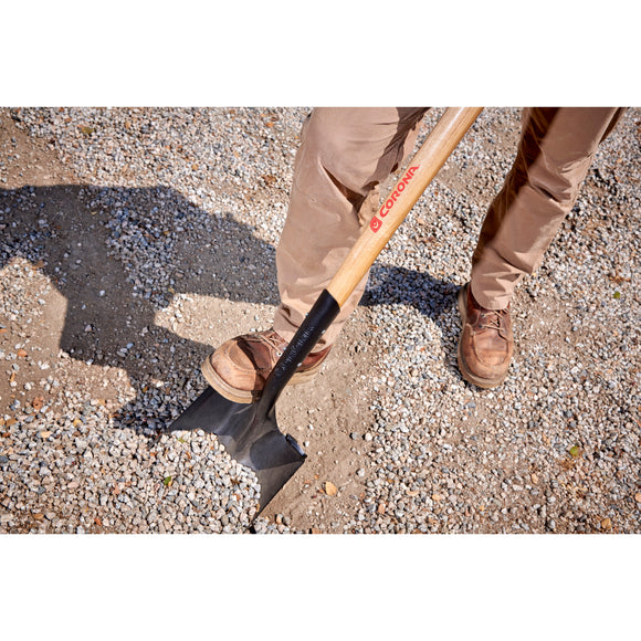 Square Point Shovel, 14-Gauge, 11 in. Head, 48 in. Wood Handle