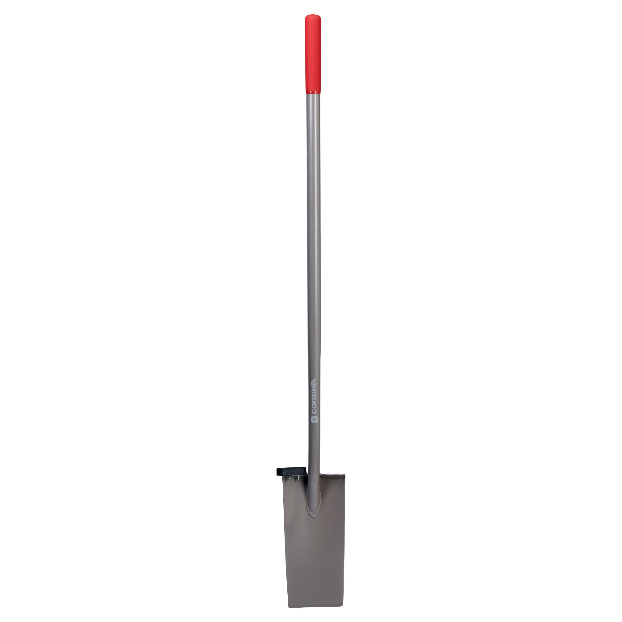 All-Steel 12-Gauge 15 in. Straight Blade Shovel, Steel Handle