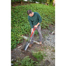 Closed-Back Drain Spade Shovel, 14-Gauge, 27 in. Solid-Core Fiberglass D-Grip Handle-3