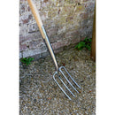 Stainless Steel Border Fork, Wood D-Grip Handle, RHS Endorsed-4