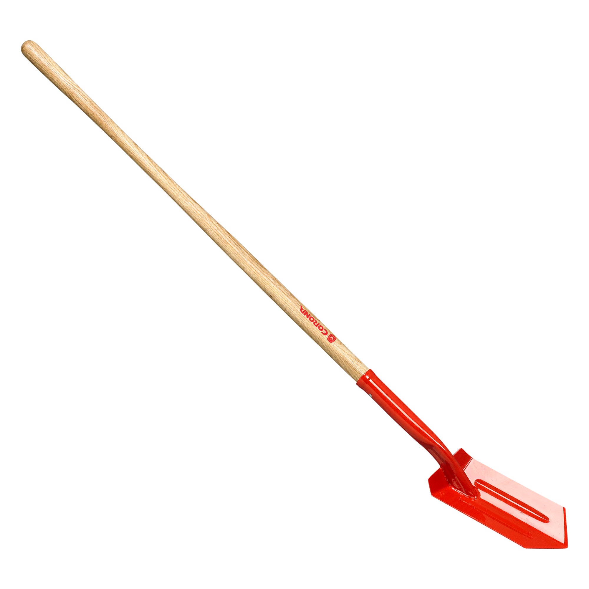 Trench Shovel, 28 Degree, 5 in. Head, Ash Hardwood Handle