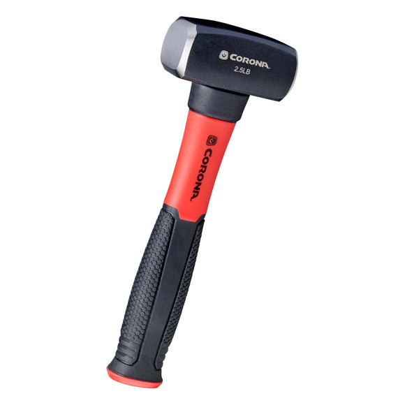 Drilling Hammer, 2.5 lb. Head, 10 in. Solid-Core Fiberglass Handle