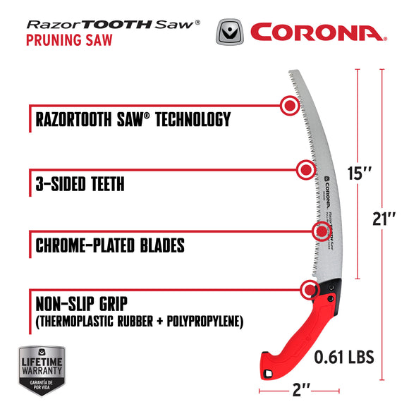 RazorTOOTH Saw® Pruning Saw, 14 in. Blade