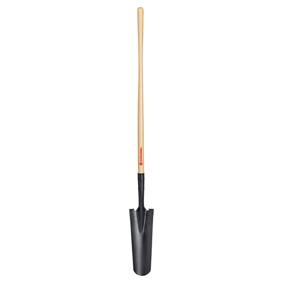 Drain Spade Shovel, 15-Gauge, 48 in. Wood Handle