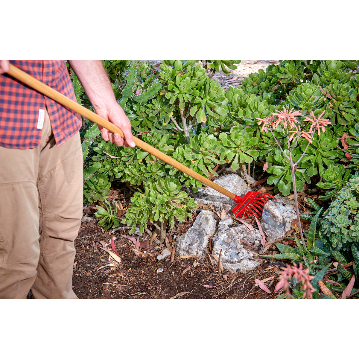 Fixed Tine Shrub Rake, 8 in. Head, 11 Tines | Corona Clipper Inc.