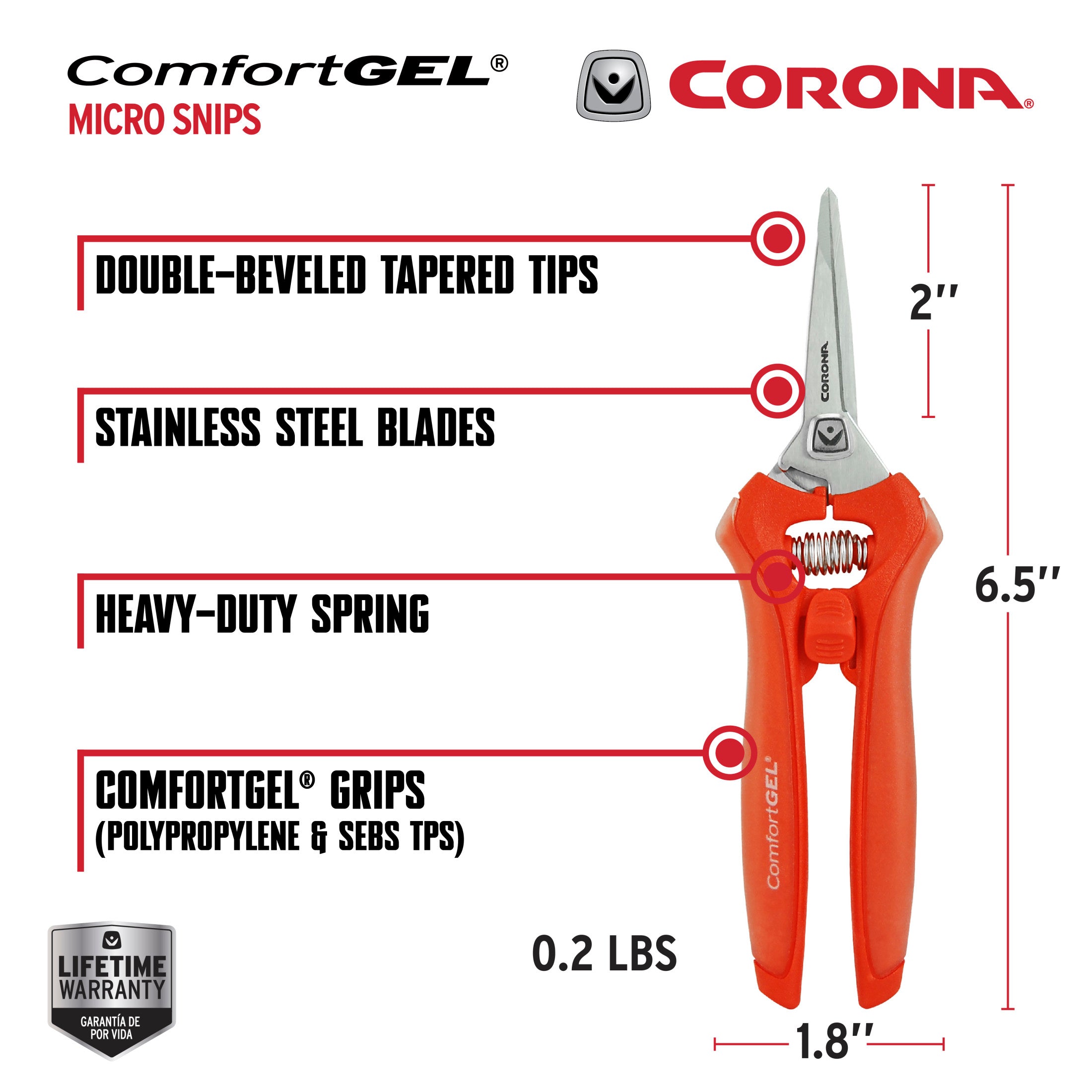 ComfortGEL® Micro Snips | Corona Clipper Inc.