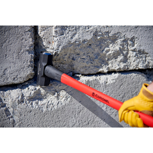 Sledge Hammer, 8 lb. Head, 36 in. Solid-Core Fiberglass Handle