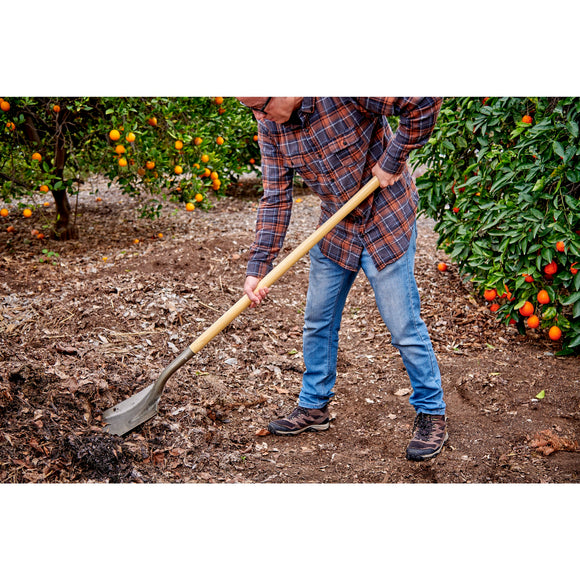 Square Point Shovel, 16-Gauge, 43 in. Wood Handle