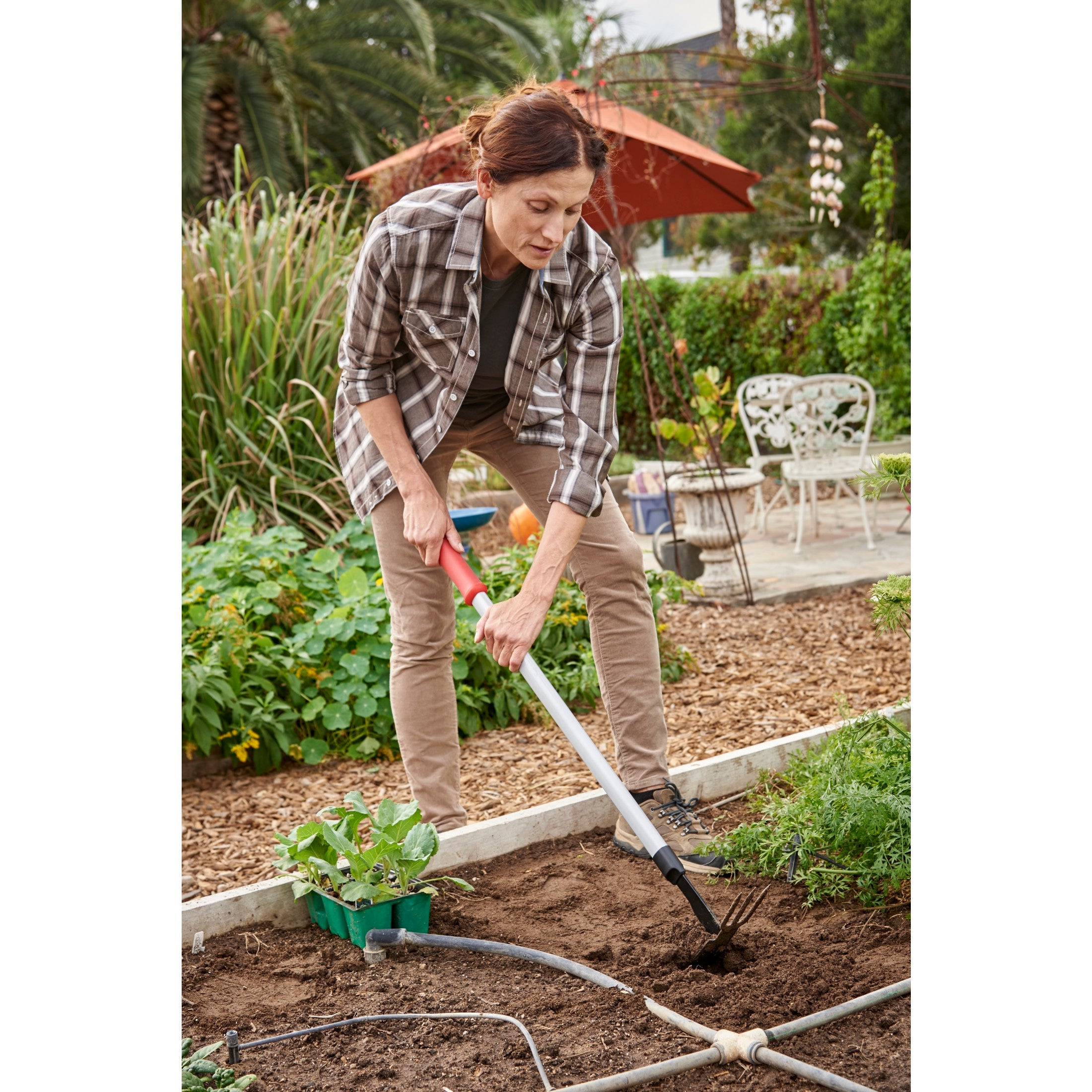 Extended Reach Hoe/Cultivator with ComfortGEL® Grip