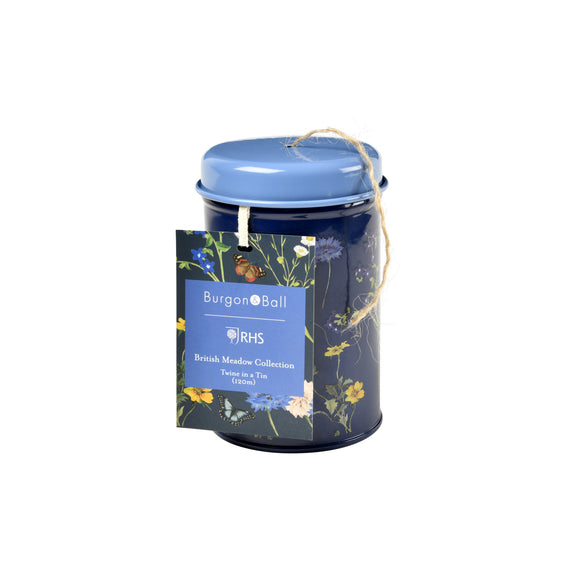 British Meadow Twine in a Tin, RHS Endorsed