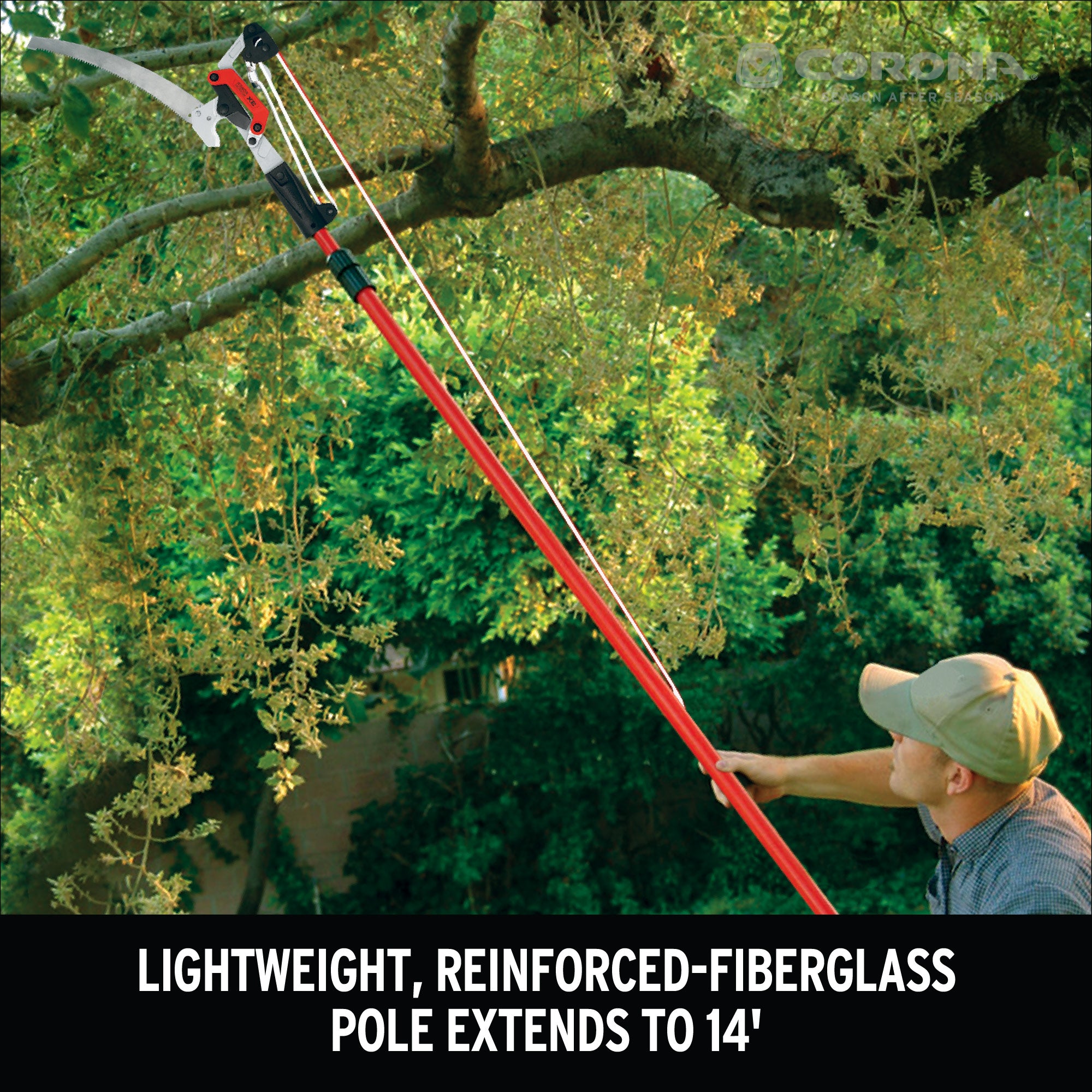 DualLink™ Tree Saw and Pruner, 14 ft.