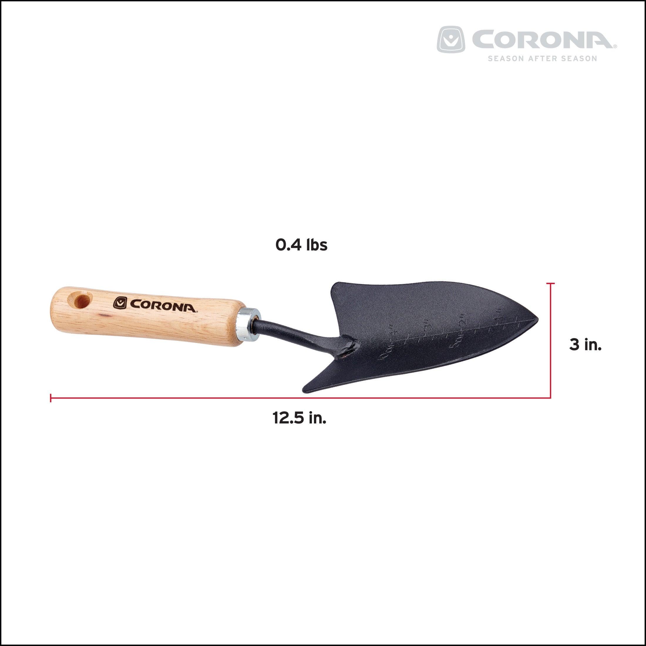 Classic Wooden Handle Transplanter