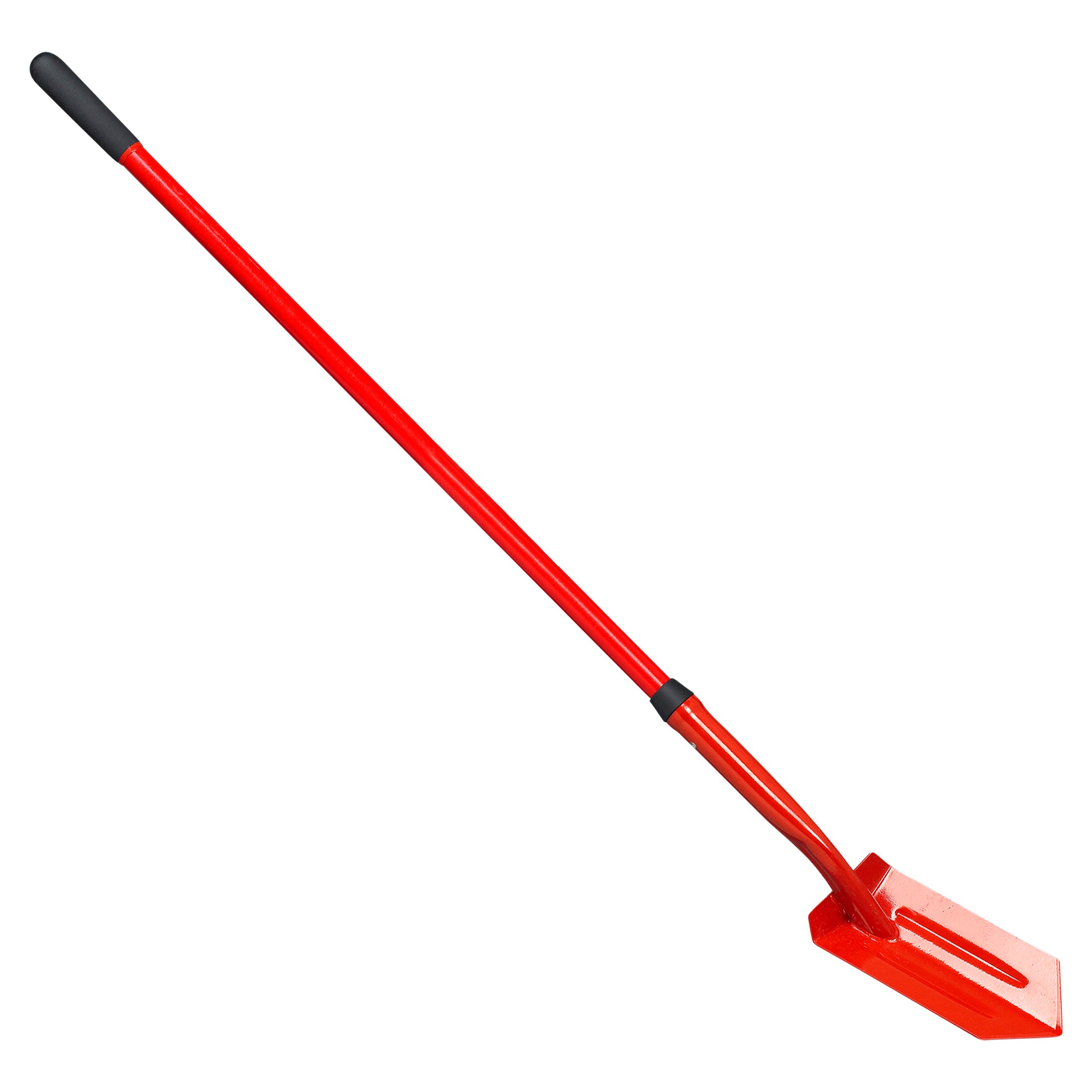 Trench Shovel, 35 Degree, 5 in. Head, Hollow Fiberglass Handle