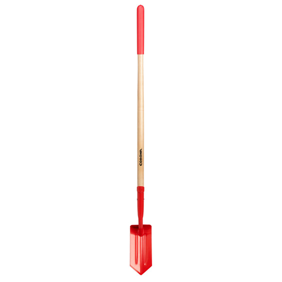 12-Gauge Trench Shovel, 35 Degree, 5 in. Hardwood Handle Poly Grip
