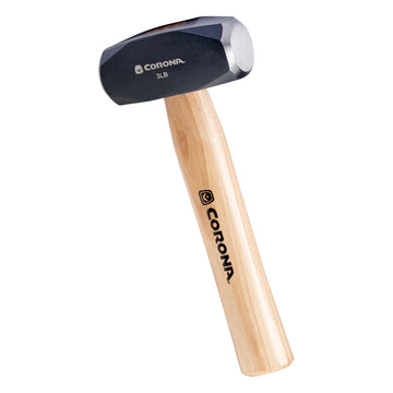 Drilling Hammer, 3 lb. Head, 10 in. Hickory Wood Handle