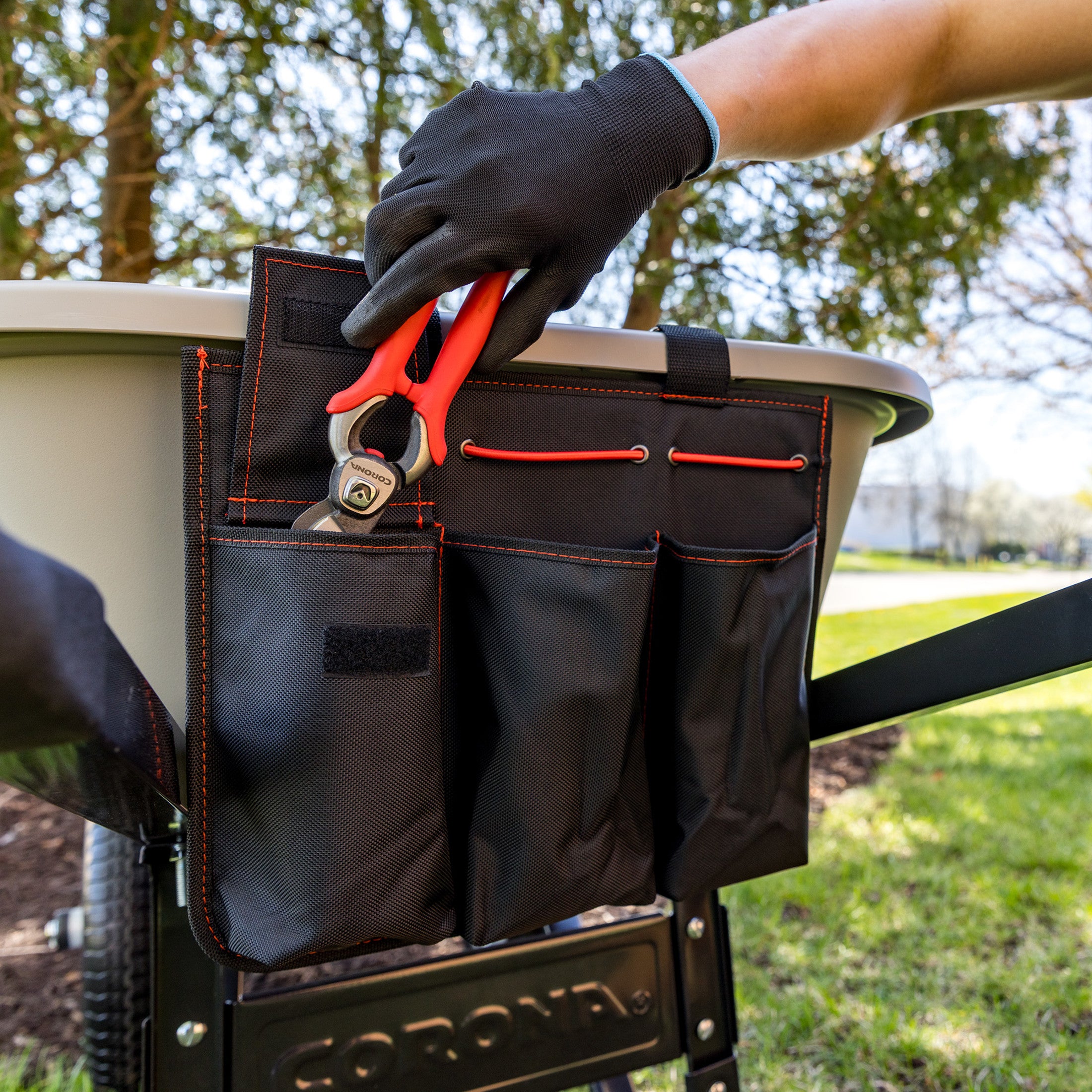 3 Pocket Utility Bag for Poly Wheelbarrows