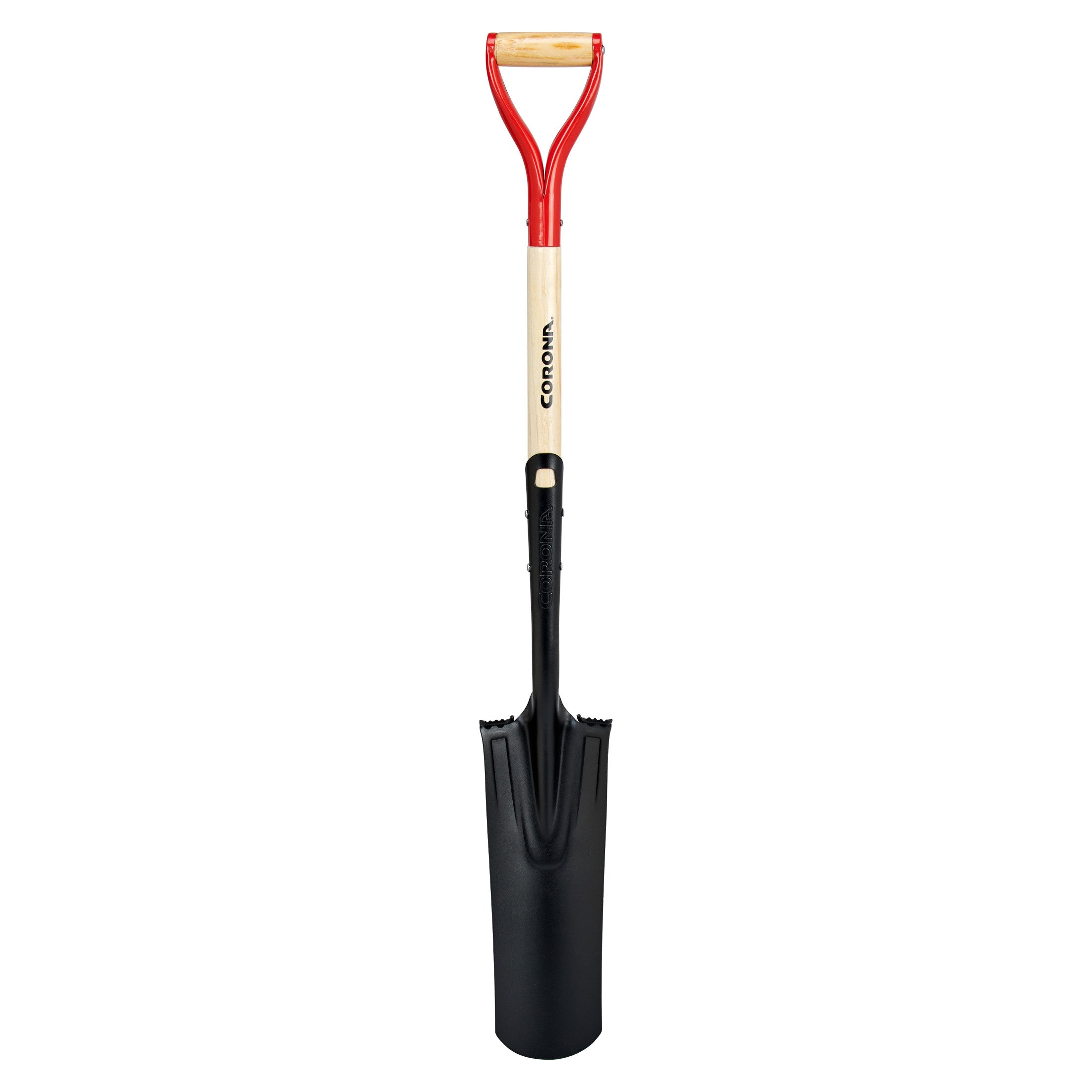 Boron Steel 14-Gauge Drain Spade Shovel, Hardwood Handle