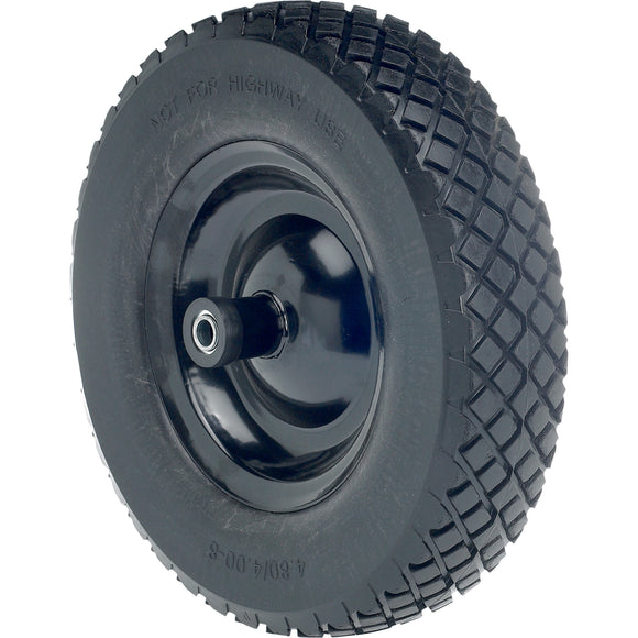 Flat-Free Knobby Replacement Tire for Wheelbarrows
