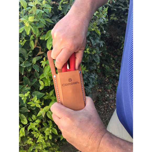 Leather Scabbard for Hand Pruners and Folding Saws