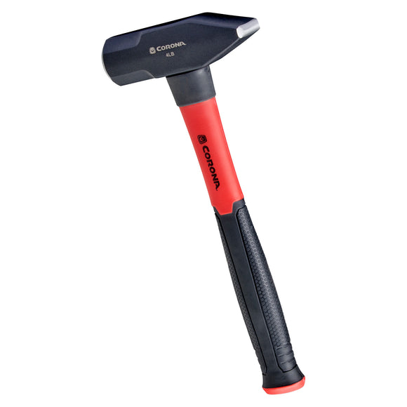 Engineer Hammer, 4 lb. Head, 14 in. Solid-Core Fiberglass Handle