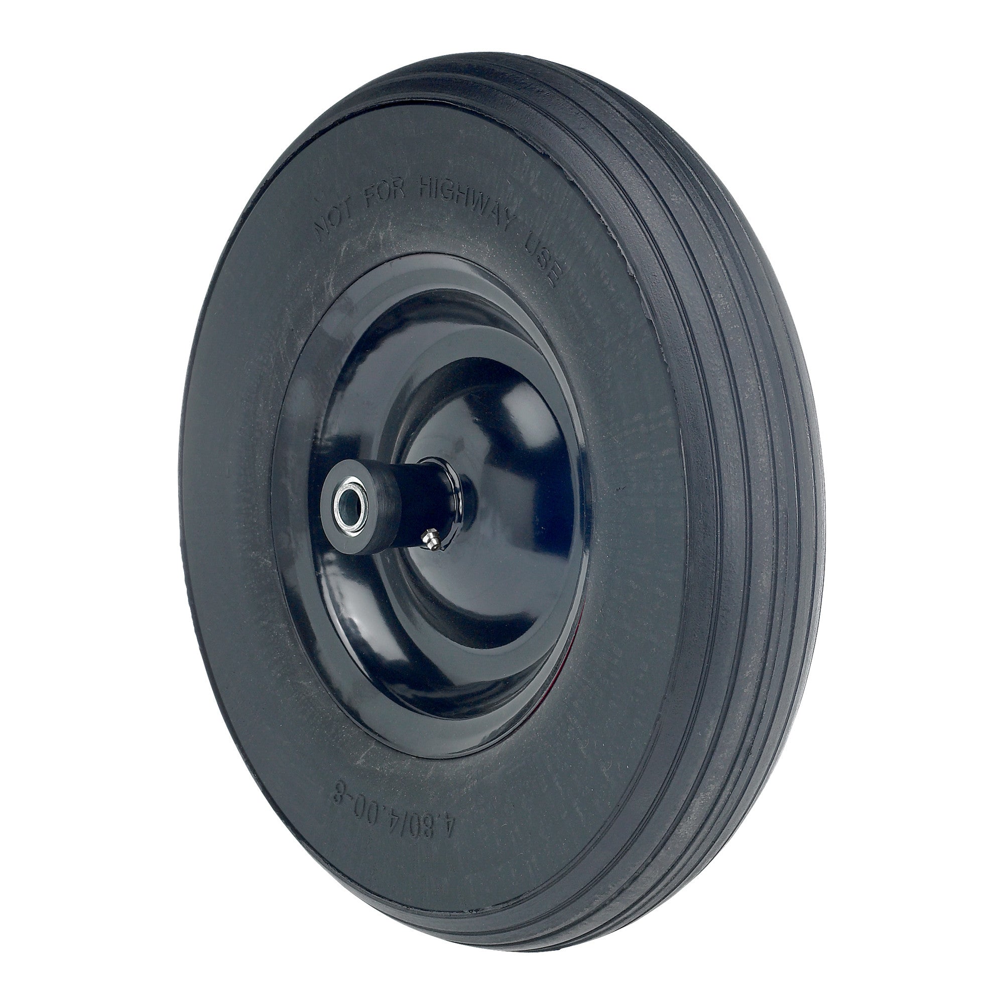 Flat-Free Ribbed Replacement Tire for Wheelbarrows