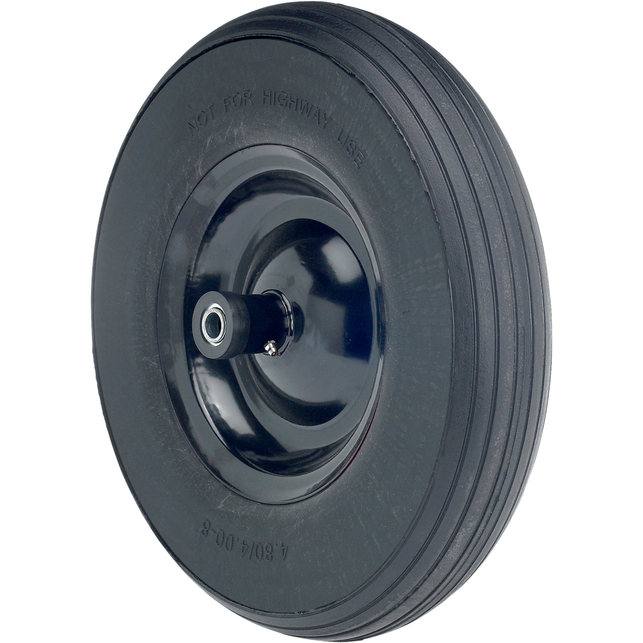 Flat-Free Ribbed Replacement Tire for Wheelbarrows