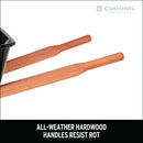 6 Cu. Ft. Professional Steel Wheelbarrow, Wood Handles, Pneumatic Tire-9