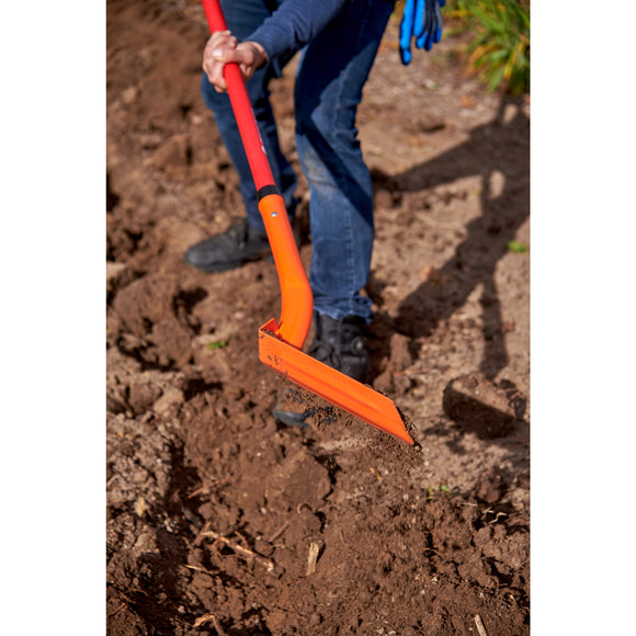 Trench Shovel, 28 Degree, 4 in. Head, Hollow Fiberglass Handle